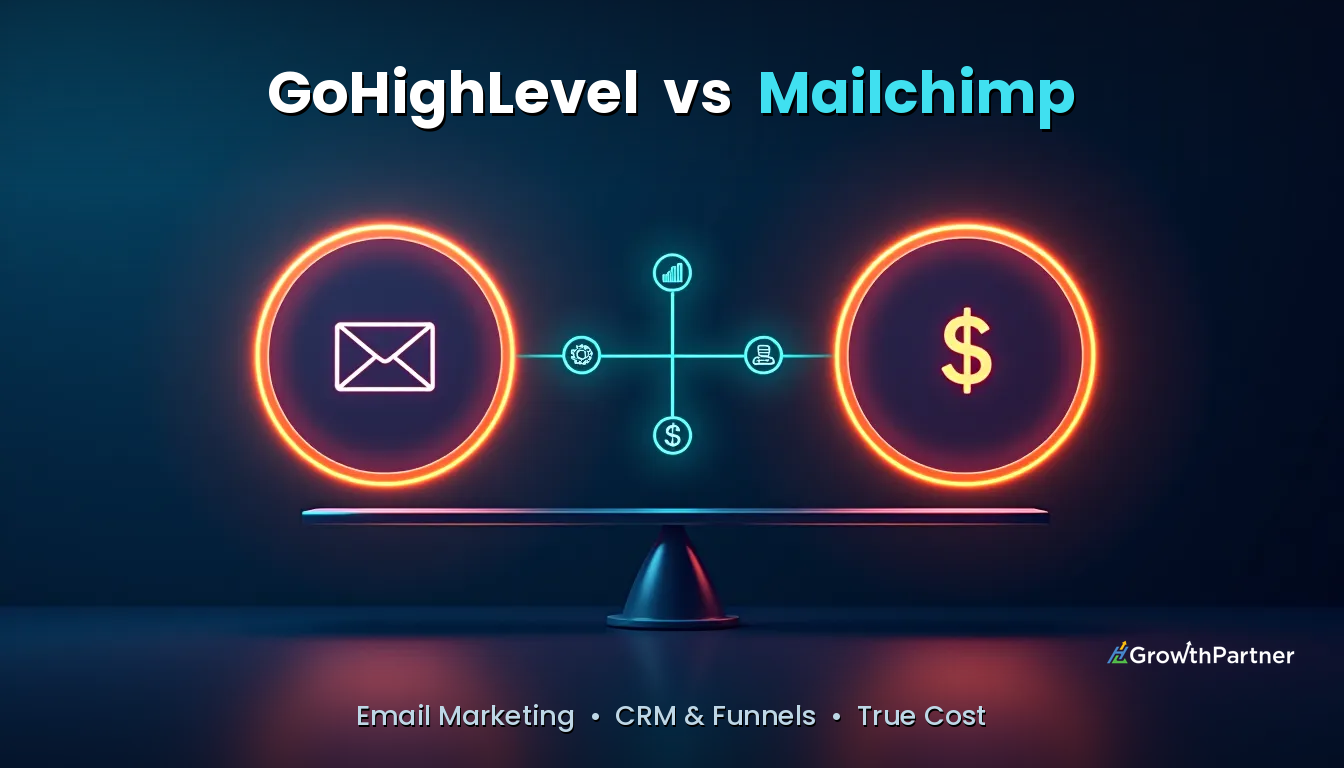 GoHighLevel vs Mailchimp: Email, CRM & True Cost (2026)