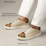 Luxury Leather Sneakers with Timeless Style
