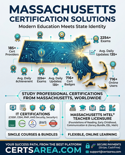 Maryland Certification Exam Latest Practice Questions & Study Material CertsArea.png