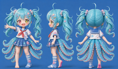 八爪鱼女孩三视图.png