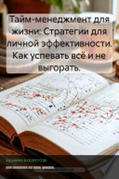Обложка книги «Тайм-менеджмент для жизни: Стратегии для личной эффективности. Как успевать всё и не выгорать.» - Михаил Щеглов