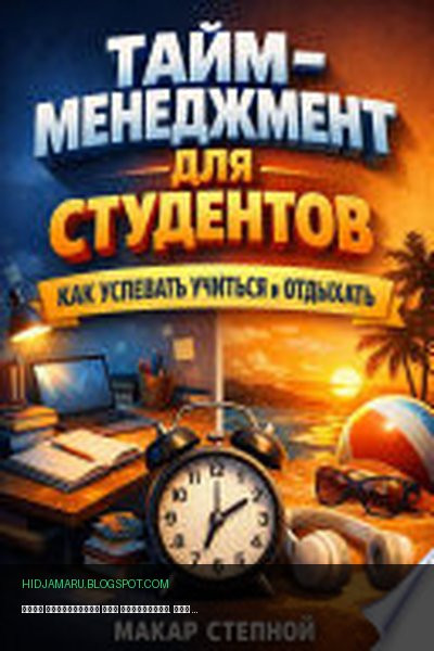 Обложка книги «Тайм Менеджмент для Студентов. Как Успевать Учиться и Отдыхать» - Макар Степной
