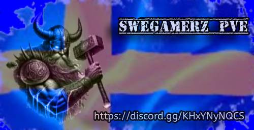 Баннер сервера SweGamerZ PVE [LegendaryWeapon|SkillTree|Events]