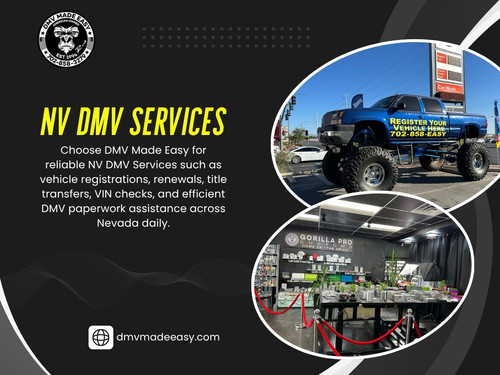 Many people assume booking an appointment is enough. However, at nv dmv service, preparation matters just as much as scheduling. Timing is often ignored, but it has a big impact. Visiting dmv services of las vegas during peak hours can significantly increase waiting time and processing delays.

Click here for more information: https://dmvmadeeasy.com/dmv-services-las-vegas/

DMV Made Easy

Address: 8615 W Flamingo Rd, Las Vegas, NV 89147, United States
Phone Number: +17022413662
Find Us On Google Map : https://goo.gl/maps/BJNY18FeVELkd5ye8

Read Our Blog:
https://dmvmadeeasyvegas.blogspot.com/
https://dmvmadeeasyvegas.wixsite.com/dmv-made-easy
https://dmvmadeeasyvegas.yooco.org/

More Links:
https://bio.link/dmvmadeeasy
https://www.behance.net/dmvmadeeasyvegas
https://www.magcloud.com/user/dmvmadeeasy