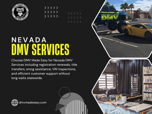 Delays in car registration nevada are rarely caused by one big mistake. Instead, they come from several small, overlooked steps that build up. Once you understand how nevada dmv services work and prepare properly, the process becomes much more predictable and manageable.

Click here for more information: https://dmvmadeeasy.com/dmv-services-las-vegas/

DMV Made Easy

Address: 8615 W Flamingo Rd, Las Vegas, NV 89147, United States
Phone Number: +17022413662
Find Us On Google Map : https://goo.gl/maps/BJNY18FeVELkd5ye8

Read Our Blog:
https://dmvmadeeasyvegas.blogspot.com/
https://dmvmadeeasy.wordpress.com/
https://dmvmadeeasyvegas.yooco.org/

More Links:
https://MySlink.app/dmvmadeeasy
https://vimeo.com/dmvmadeeasy
https://disqus.com/by/dmvmadeeasy/about/