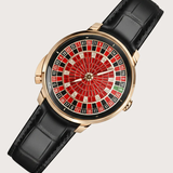 Casino Series Rose Gold Roulette Automatic Watch – True Spin Edition 