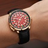 Casino Series Rose Gold Roulette Automatic Watch – True Spin Edition Zivanche