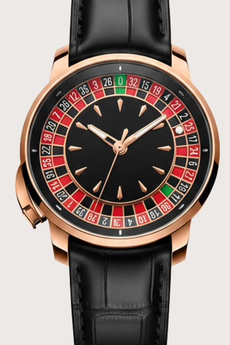 Zivanche Casino Series Rose Gold Poker Roulette Automatic Watch.png