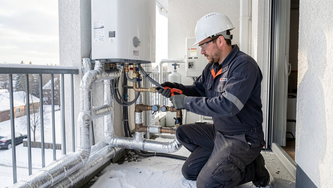 Размещение водонагревателя Bosch на утепленном балконе: нюансы установки и ремонта