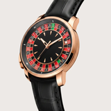 Casino Series Rose Gold Poker Roulette Automatic Watch Zivanche