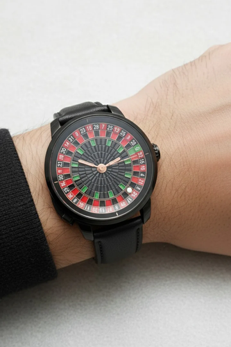 Casino Series Black Roulette Automatic Watchs.png