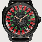 Casino Series Black Roulette Automatic Watch – Noir Wheel Edition