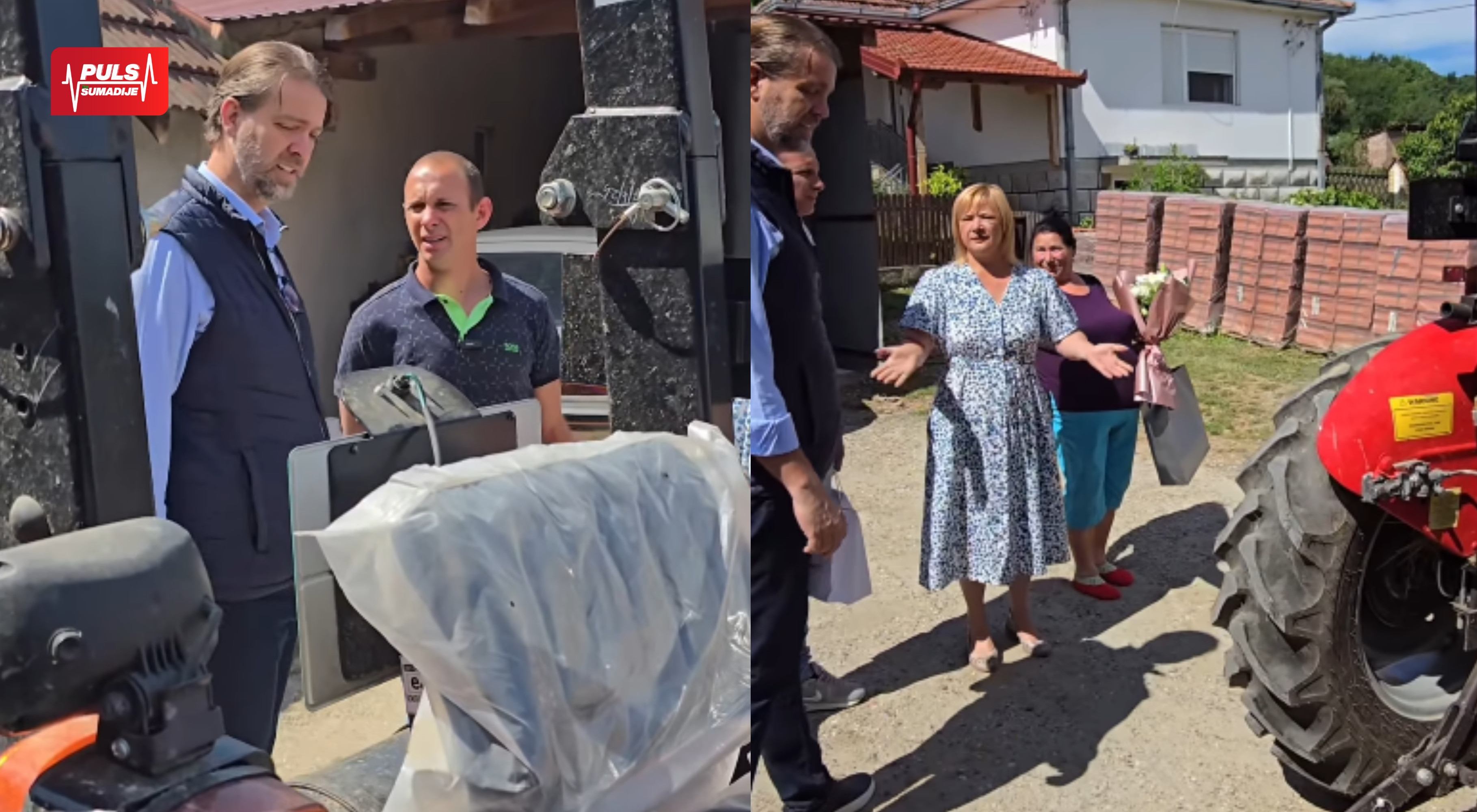 Kragujevac subvencijom od 657.000 dinara pomogao porodici Ilić iz Opornice za kupovinu traktora