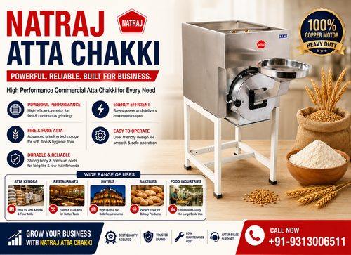 Buy Commercial Natraj Atta Chakki for Flour Milling Businesses Natraj Aata Chakki.png