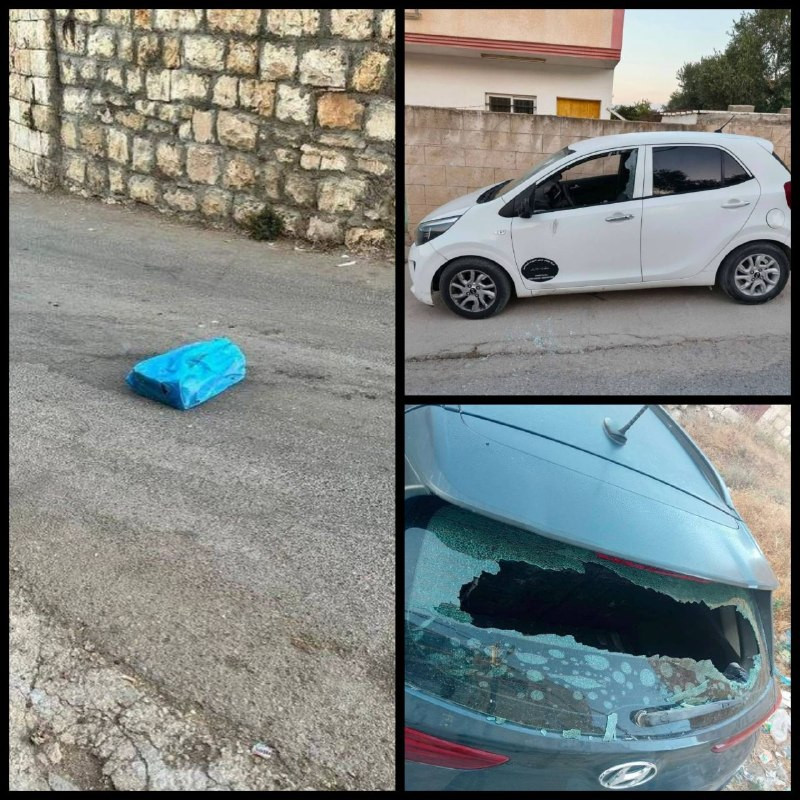 جانب من اعتداءات مليشيات المستوطنين في كفل حارس شمال سلفيت على ممتلكات المواطنين وترويعهم....