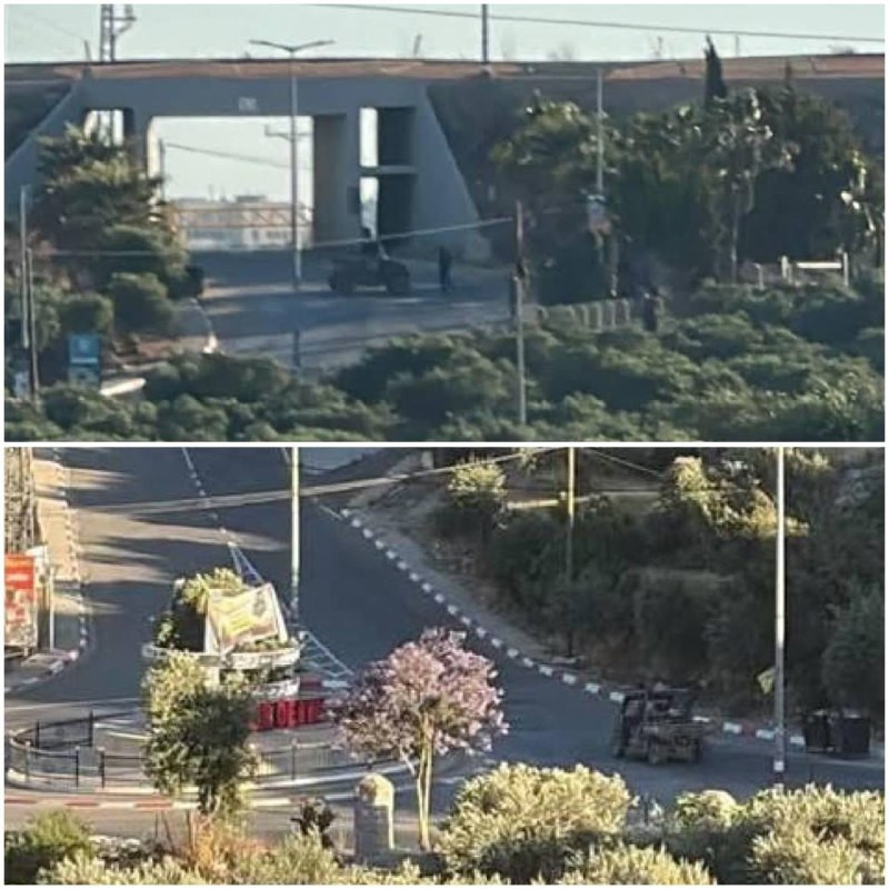 صورة| من هجوم المستوطنين على بلدة دير دبوان، شرق رام الله....