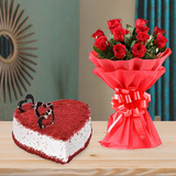 Love Infusion Delight: Red Velvet Cake with Red Roses Bouquet.png