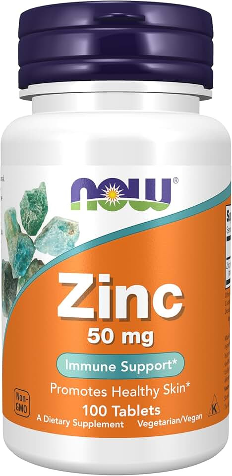 NOW Foods Supplements, Zinc (Zinc Gluconate) 50 mg