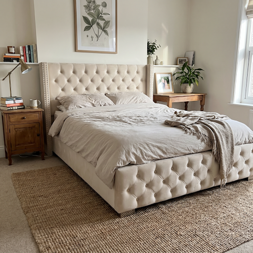 Beige Double Cross Ottoman Bed With Practical Storage Frame.png