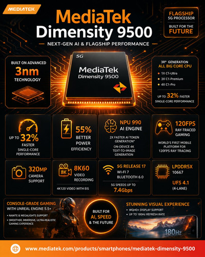 MediaTek Dimensity 9500: Redefining AI, Gaming, and Flagship Smartphone Performance.jpg