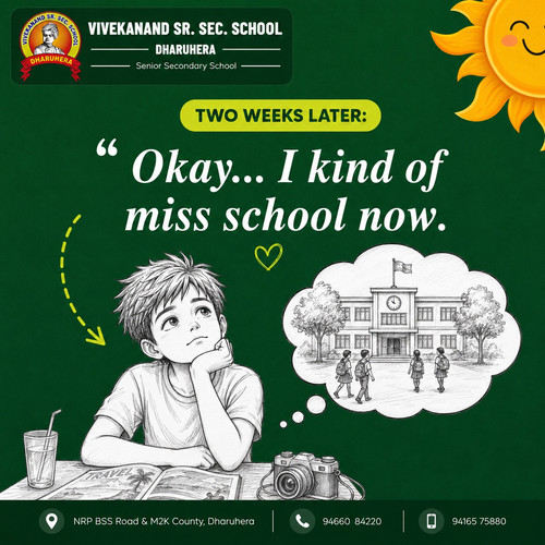 🌞 Two Weeks Later...  "Okay... I kind of miss school now!" ❤️📚.jpg