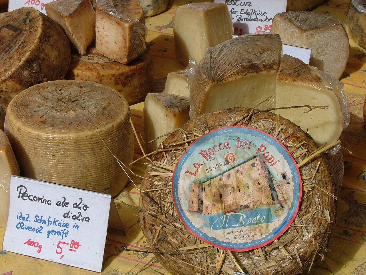 Pecorino romano cheese