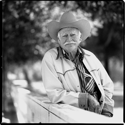 Actor Richard Farnsworth, 78-year-old former rodeo performer and movie stunt man, has the role of hi.jpg