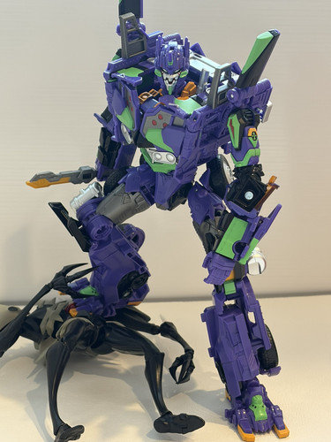 TAKARA TOMY T SPARK Transformers Evangelion Prime Unit 01 In Hand Images 06