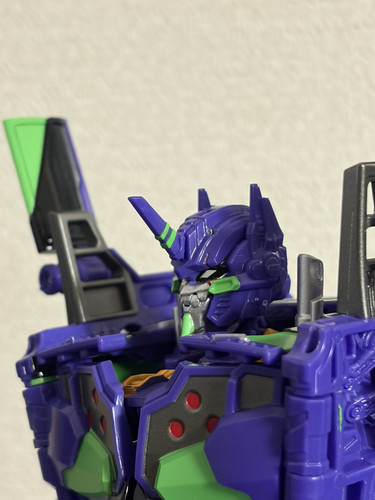 TAKARA TOMY T SPARK Transformers Evangelion Prime Unit 01 In Hand Images 04