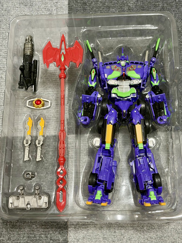 TAKARA TOMY T SPARK Transformers Evangelion Prime Unit 01 In Hand Images 20