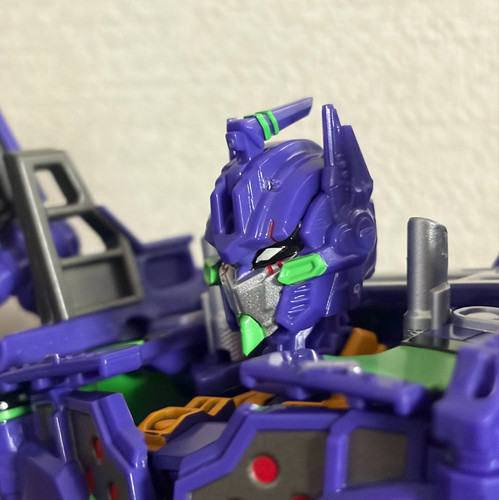 TAKARA TOMY T SPARK Transformers Evangelion Prime Unit 01 In Hand Images 07
