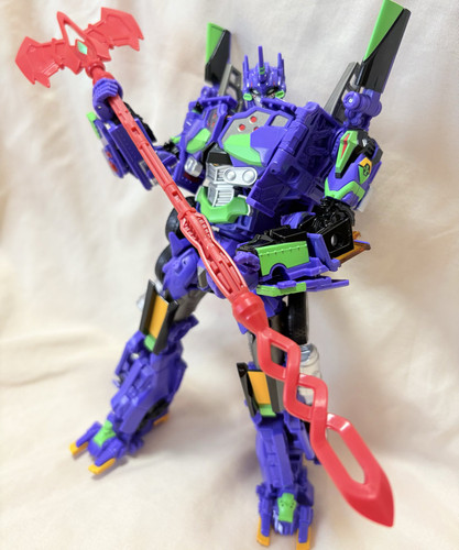 TAKARA TOMY T SPARK Transformers Evangelion Prime Unit 01 In Hand Images 14