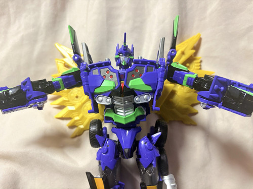 TAKARA TOMY T SPARK Transformers Evangelion Prime Unit 01 In Hand Images 18