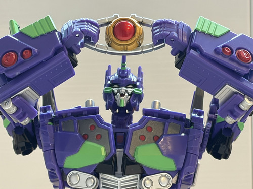 TAKARA TOMY T SPARK Transformers Evangelion Prime Unit 01 In Hand Images 05