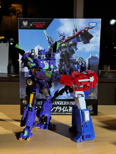TAKARA TOMY T SPARK Transformers Evangelion Prime Unit 01 In Hand Images 02