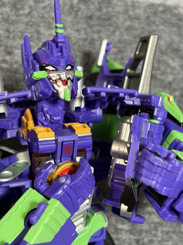 TAKARA TOMY T SPARK Transformers Evangelion Prime Unit 01 In Hand Images 24