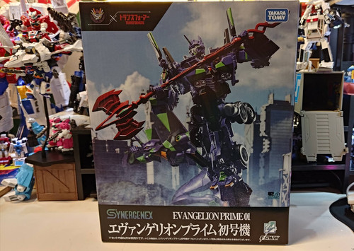 TAKARA TOMY T SPARK Transformers Evangelion Prime Unit 01 In Hand Images 27