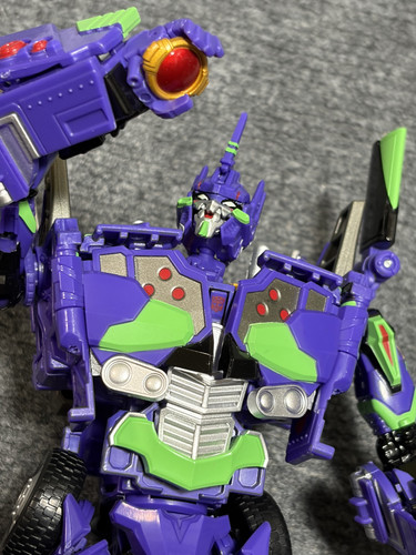 TAKARA TOMY T SPARK Transformers Evangelion Prime Unit 01 In Hand Images 25