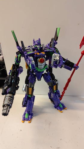 TAKARA TOMY T SPARK Transformers Evangelion Prime Unit 01 In Hand Images 30