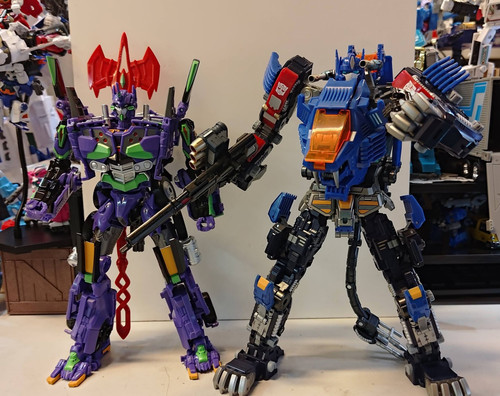 TAKARA TOMY T SPARK Transformers Evangelion Prime Unit 01 In Hand Images 31