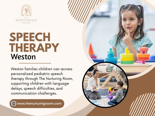 Speech Therapy Weston focuses on helping children overcome communication barriers through personalized care and practical techniques. Progress does not always happen overnight. Sometimes it is a small moment, like a child saying a new word or confidently answering a question, that shows how far they have come.

Click here for more information: https://www.thenurturingroom.com/speech-therapy

The Nurturing Room

Location: Weston, Florida, 33326, USA
Phone: +1-888-707-1320
Find Us On Google Maps: https://maps.app.goo.gl/hX82o7vCQovNiBKh6

Read Our Blogs:
https://thenurturingroom.wordpress.com/
https://thenurturingroom.weebly.com/
https://thenurturingroom.mystrikingly.com/

More Links:
https://beacons.ai/thenurturingroom
https://vimeo.com/thenurturingroom
https://www.magcloud.com/user/thenurturingroom