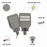 den led chieu sang duong pho kieu modul halulite ctl312hal 100w led150 ww nw cw 220 240v 15000lm (5)