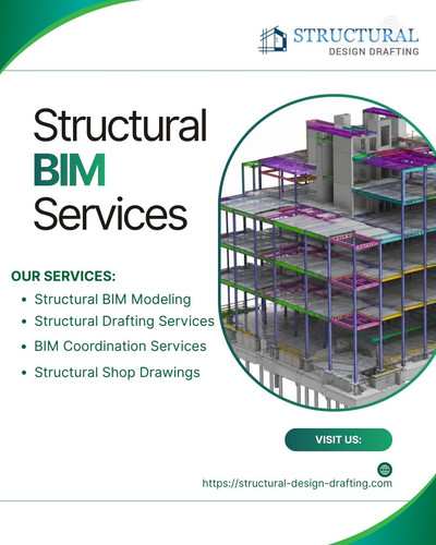 Structural BIM Services help AEC professionals create clear and accurate digital models for better project understanding and coordination. Our BIM workflows support reinforced concrete and structural steel projects while maintaining accurate model information. Our team focuses on accuracy, consistency, and clear project communication. Choose Structural Design Drafting in Denver for reliable BIM support, accurate modeling, and professional project documentation.

Our Services: 
Structural BIM Modeling 
Structural Drafting Services
BIM Coordination Services
Structural Shop Drawings

Visit Us: https://structural-design-drafting.com/2d-3d-structural-drafting/3d-bim-structural-services.html