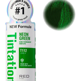 Red by Kiss Tintation Semi Permanent Hair Dye T112 Neon Green