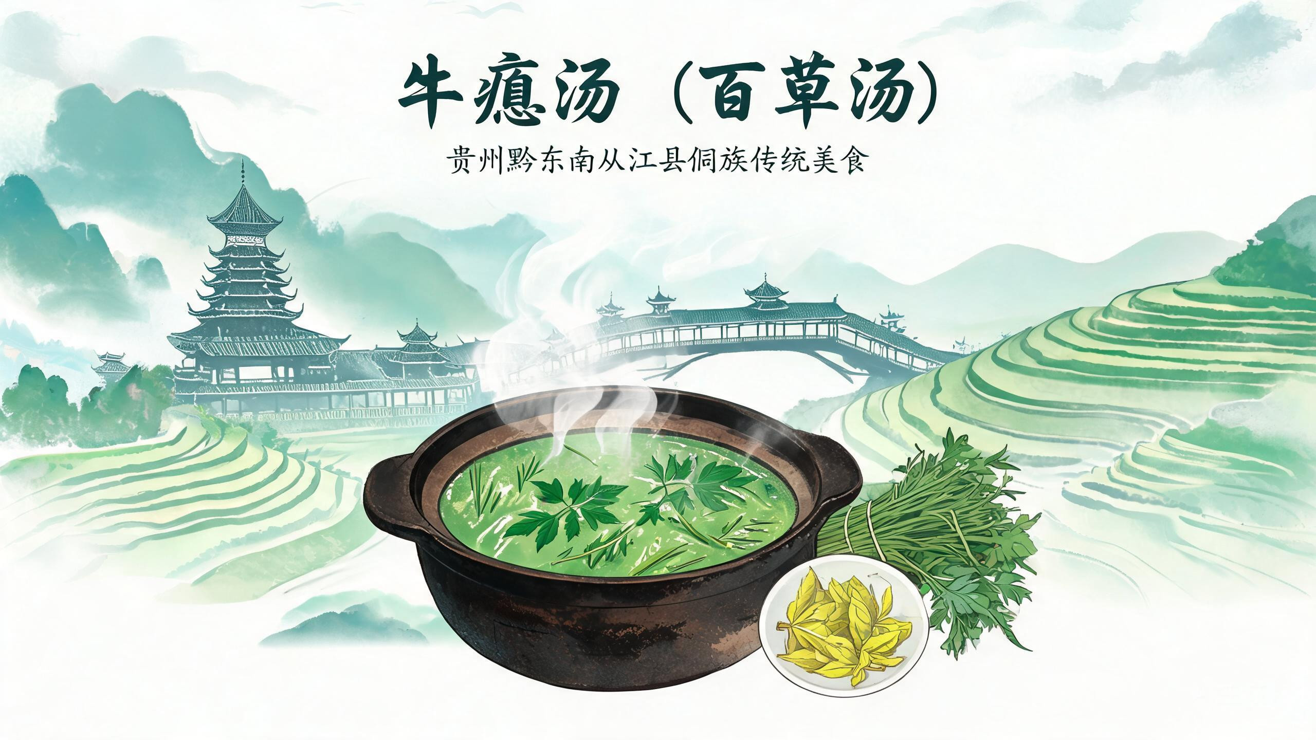 从江侗寨牛瘪汤