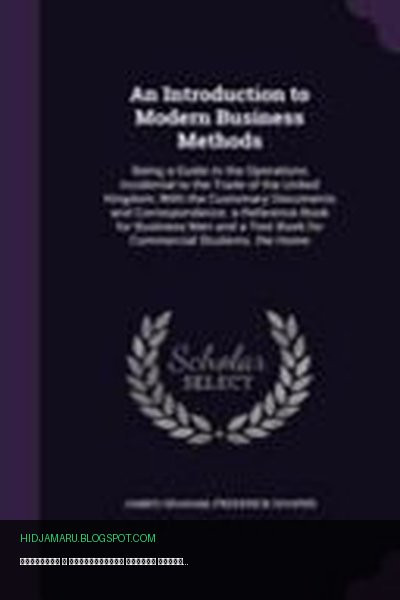 Обложка книги «Введение в современные методы ведения бизнеса» - James Graham, Frederick Hooper