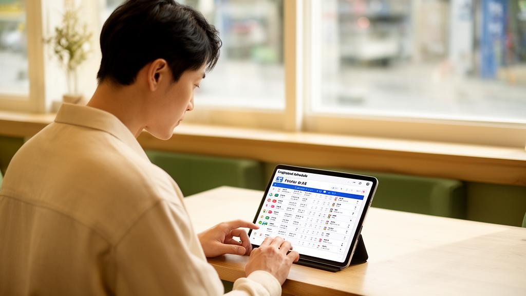 잉글랜드 경기 일정, 정확히 어디서 확인하나요?