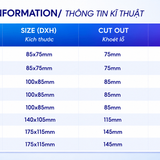 iDL13 den led downlight am tran chieu diem philips inside idl13 cri90 ip44 6w 8w 10w 12w 14w 20w 25w