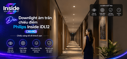 iDL12 den led downlight am tran chieu diem philips inside idl12 cri90 ip44 8w 10w 12w chieu sang loi.png