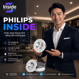 iDL14 den led downlight am tran chieu diem philips inside idl14 cri90 ip44 6w 8w 10w 12w 20w
